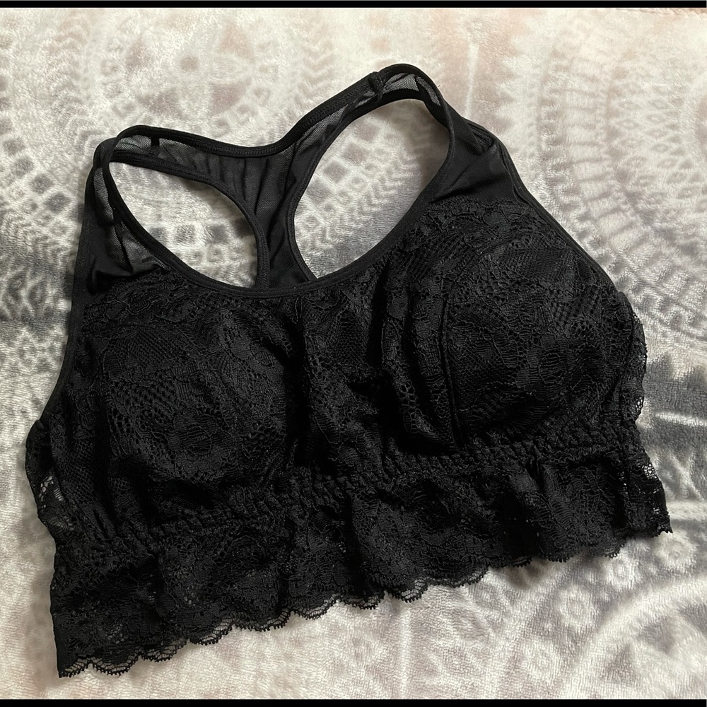 SO Black Lace Bralette